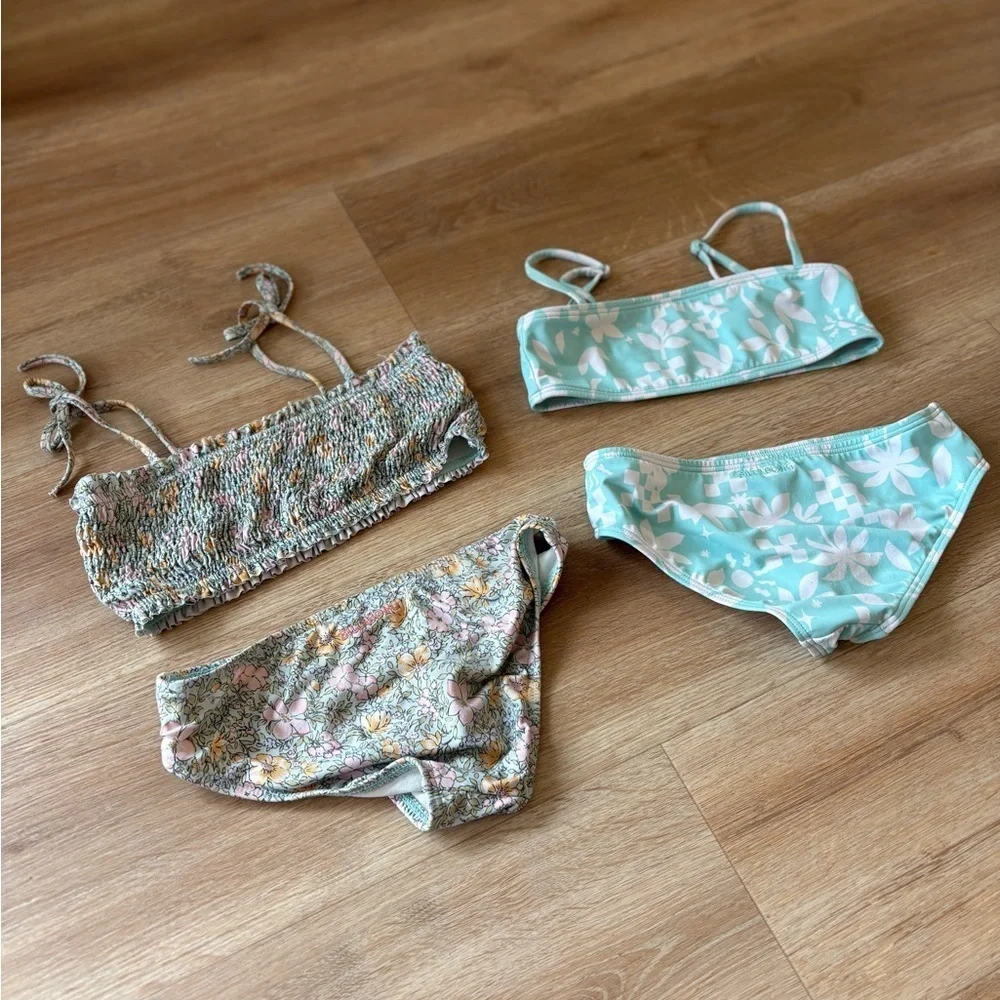 Billabong Kids Set 🌊 Mint and Floral 6/8